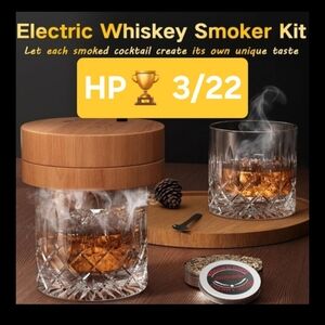 SALE!💨 Electric Whiskey Smoker Kit for Cocktails Rechargeable